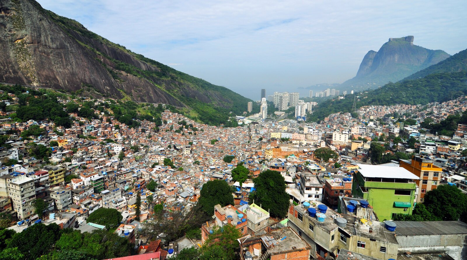 Vista ilustrativa do bairro Rocinha